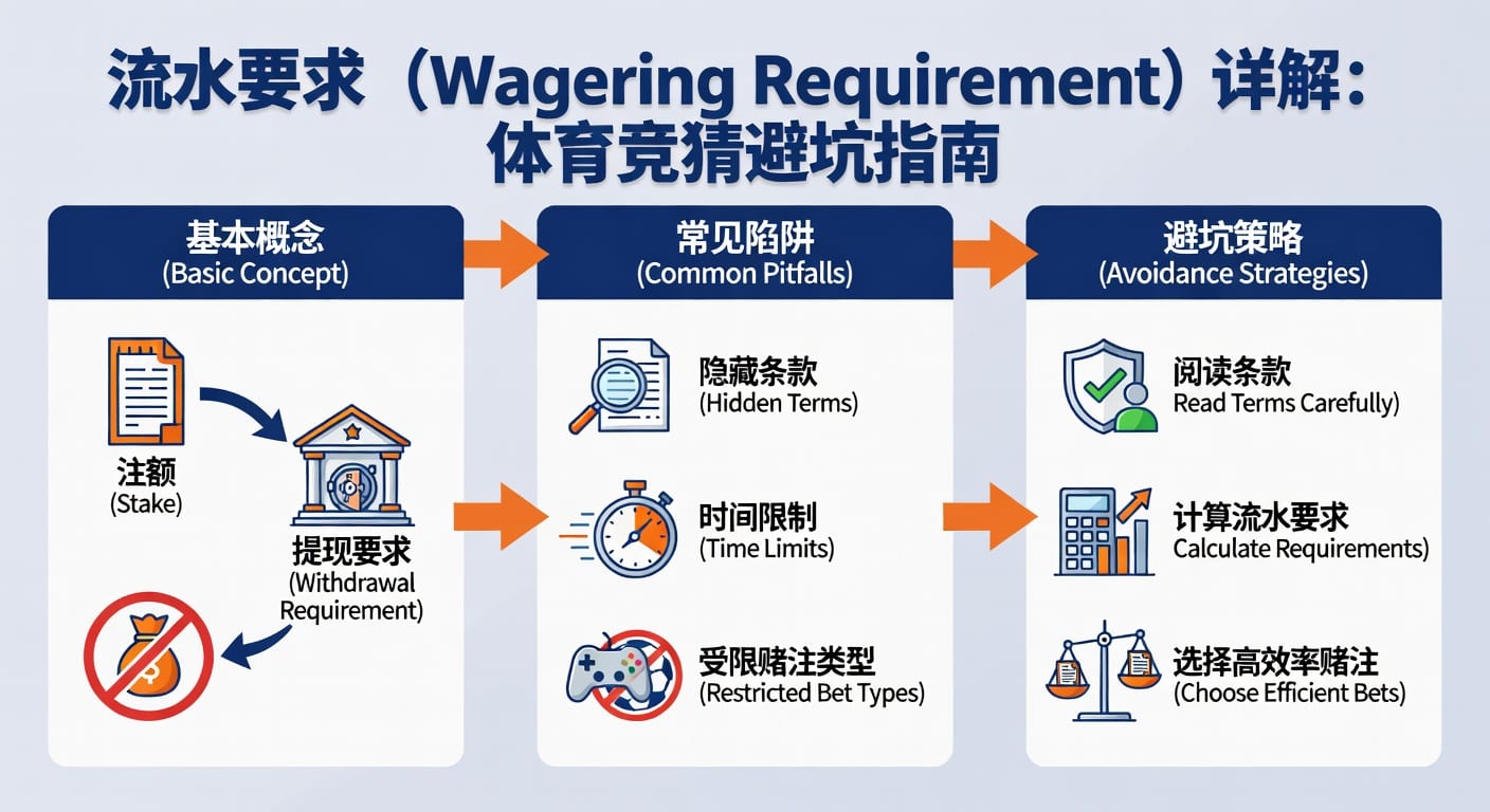 流水要求 sports wagering requirement 解析与投注技巧