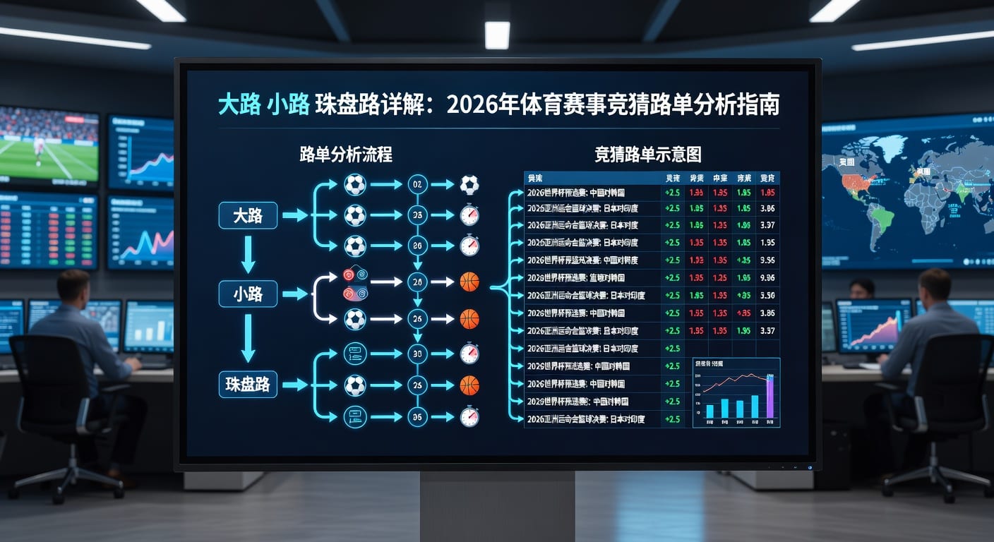 大路 小路 珠盘路：滚球节奏与盘口解读